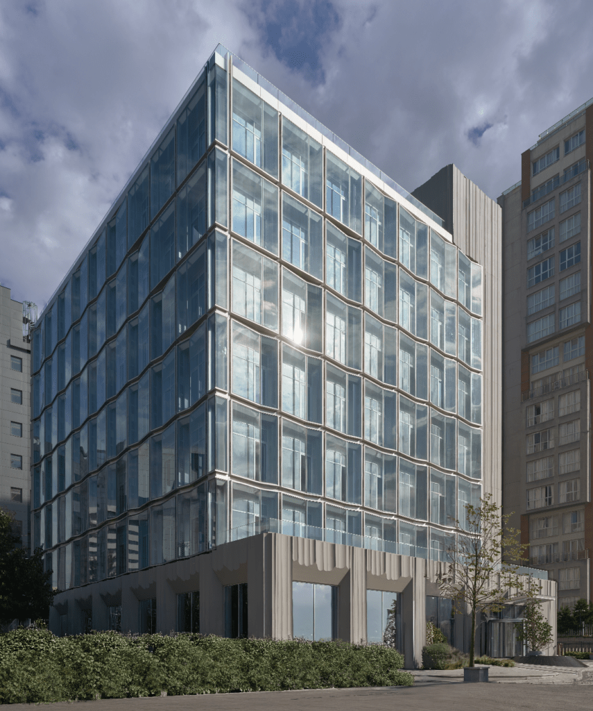 Quartz Plaza: A double-skin facade system integrating thermal performance with dynamic light refraction and energy efficiency.